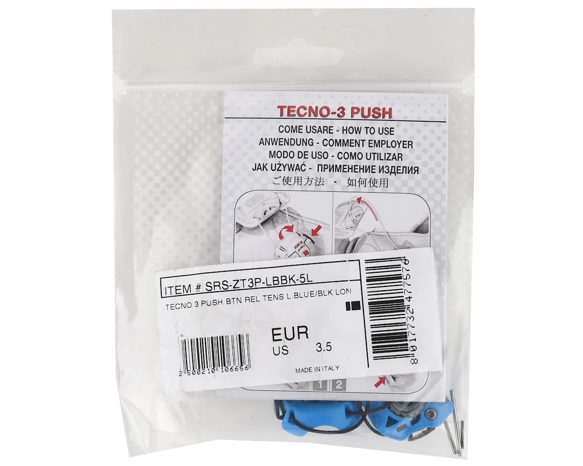 Sidi Tecno-3 Push Buckles (Light Blue/Black) (Long) - view 2